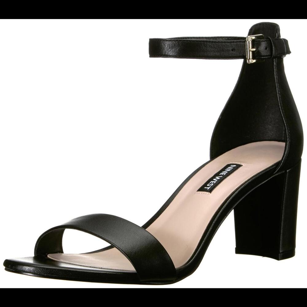Nine West Pruce Block Heel Sandal, Size 7, EUC